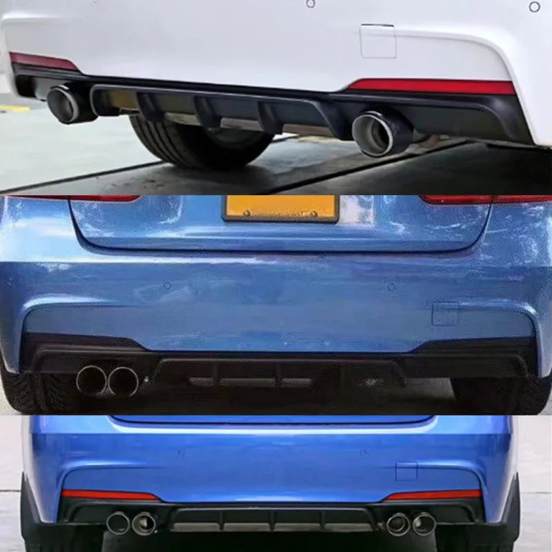 BMW 3 Series F30 F35 2013-2019 Rear Bumper Lip Diffuser - image 2