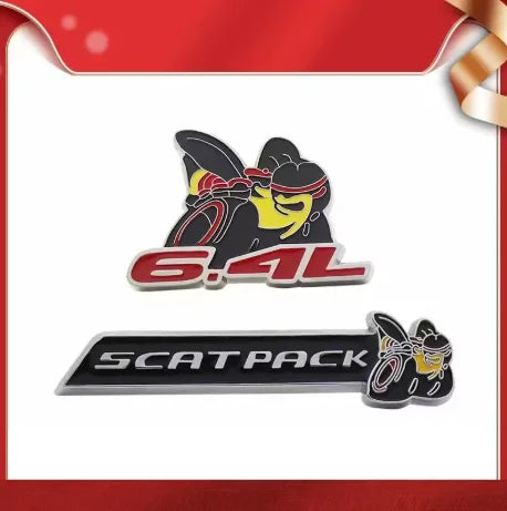 3D Bee Design Fender Sticker for 6.4L Cars and Trucks