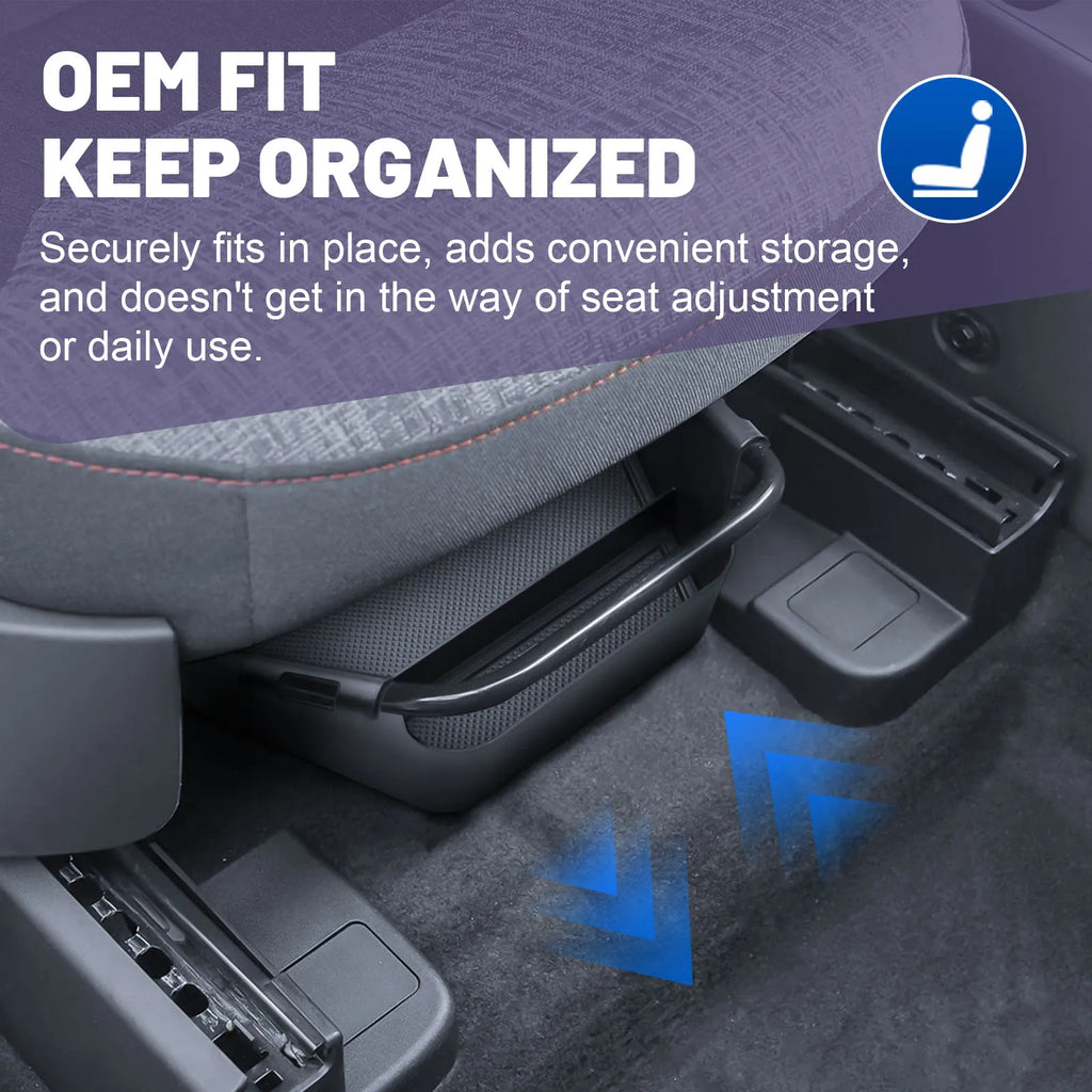 Under Seat Storage Tray for Ford Maverick 2022-2026 Manual Seats