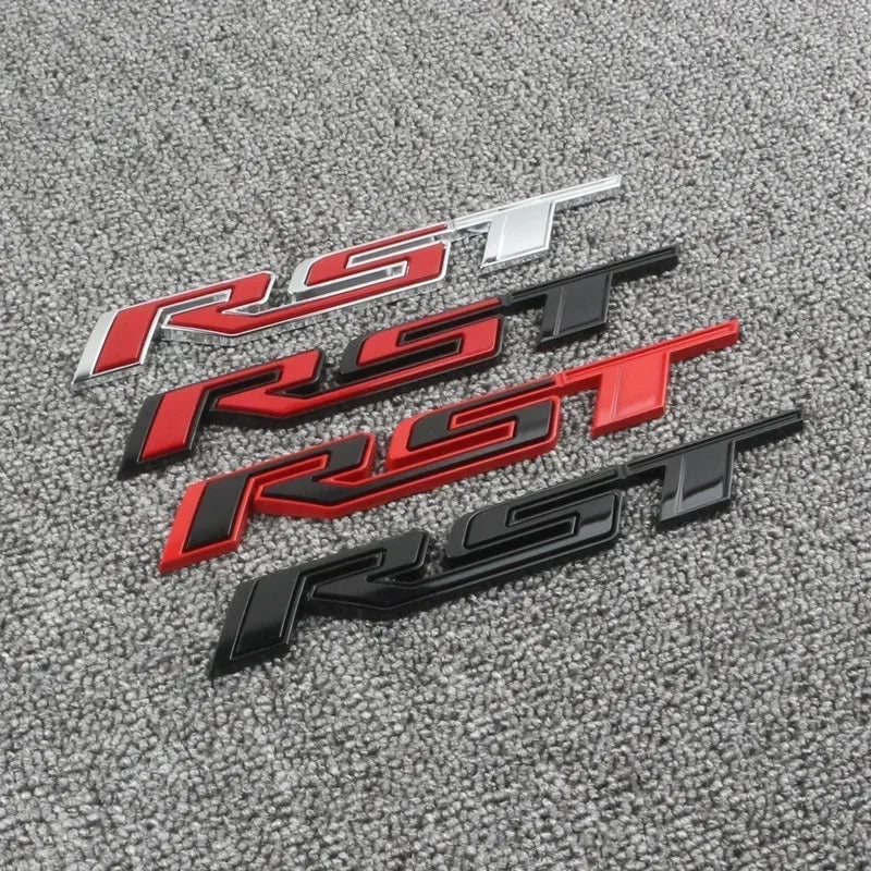 3D Metal RST Emblem Badge for Chevy Silverado Trunk - image 2