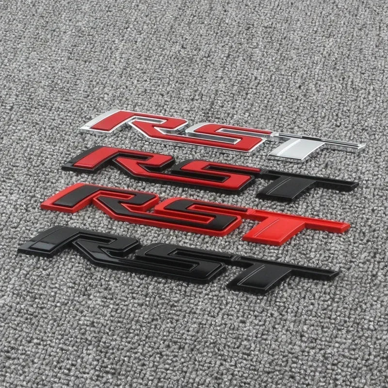 3D Metal RST Emblem Badge for Chevy Silverado Trunk - image 3