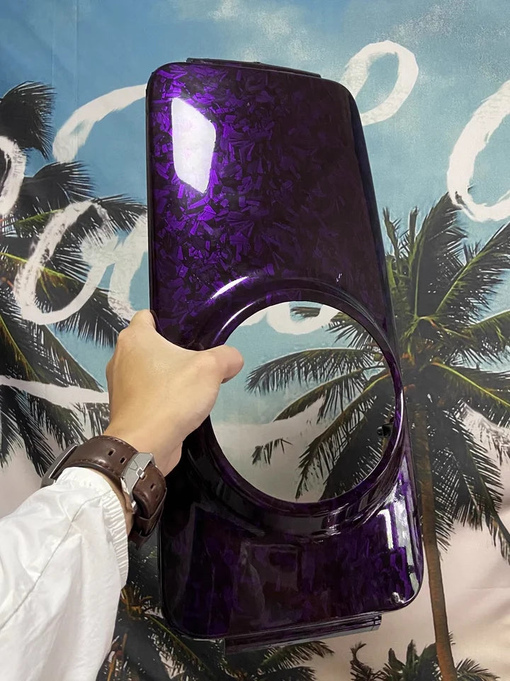 Purple Forged Carbon Fiber Vinyl Wrap for Cars & Motorcycles - image 2