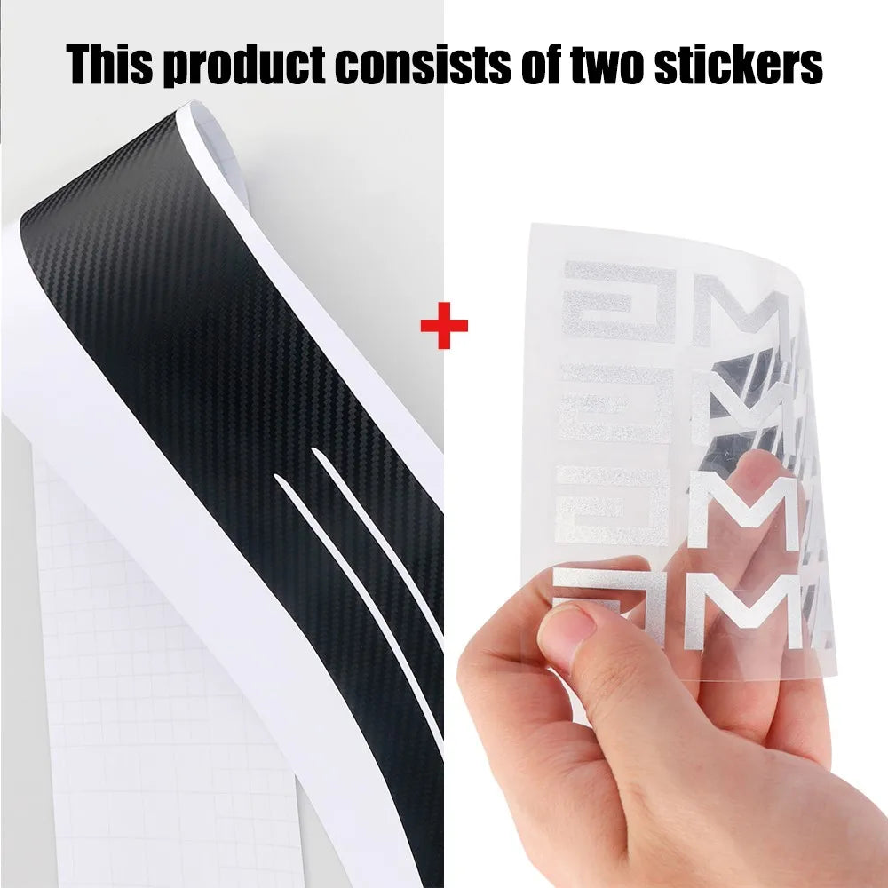 Carbon Fiber Rear Trunk Bumper Guard for Honda Fit Civic Jazz Accord - image 5
