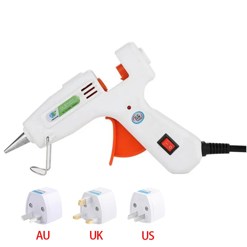 Dual Power Hot Melt Glue Gun Household Mini Portable Electric Heat Glue Sticks Guns Temperature DIY Handmade Tool