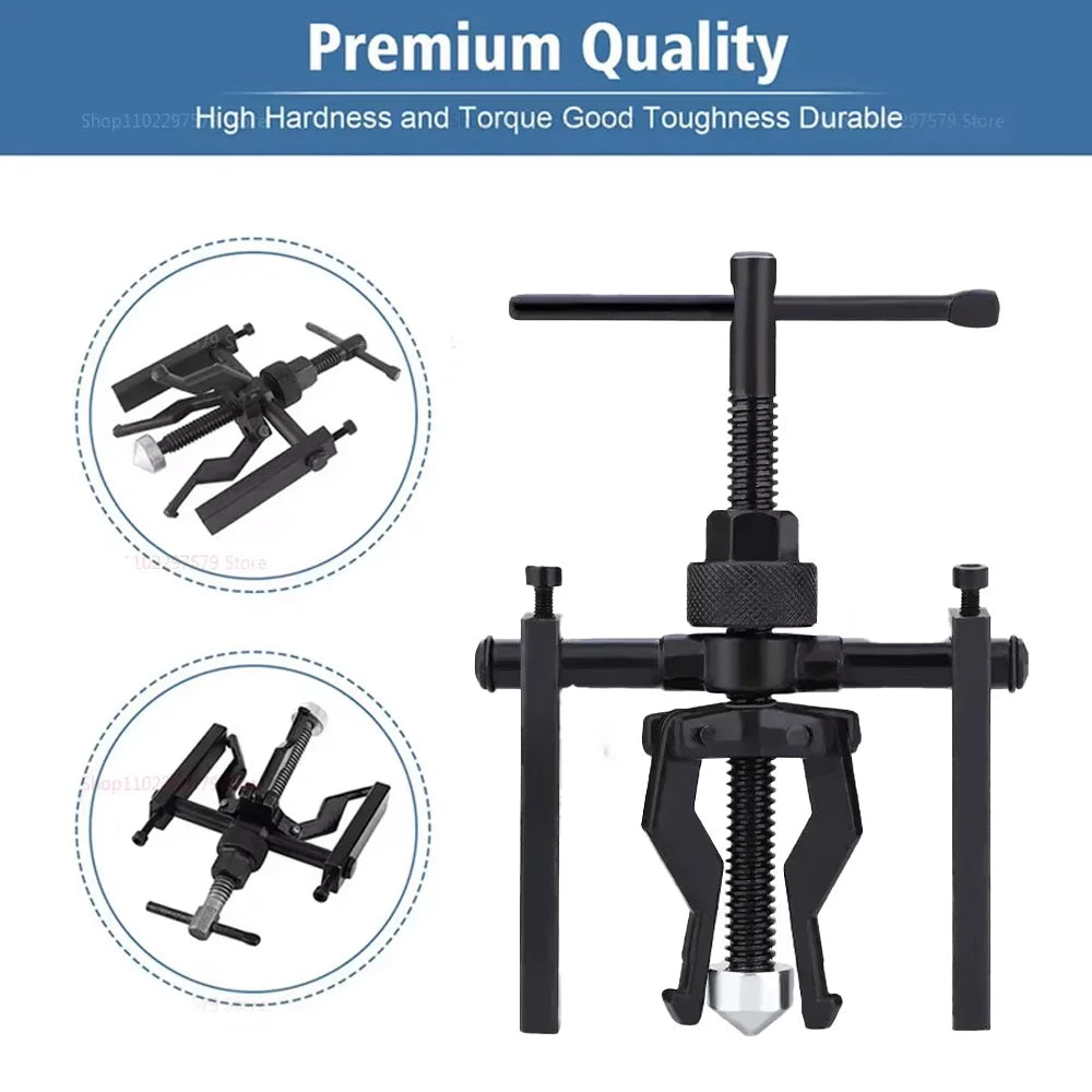 Car Inner Bearing Puller Gear 3-Jaws Extractor Heavy Duty Automotive Machine Tool Kit Car Separation Bearing Device Tools