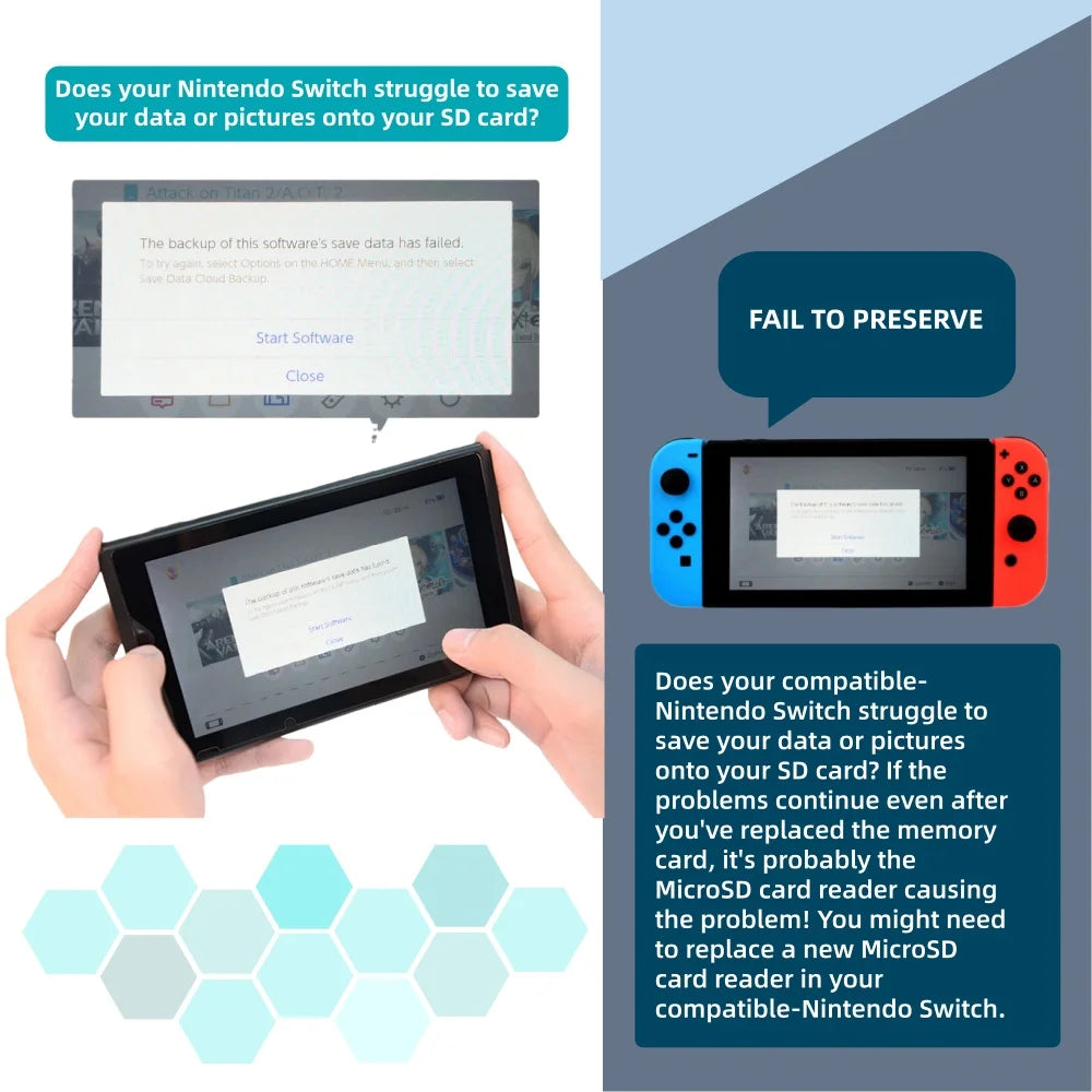 Nintendo Switch SD Card Reader Slot Board Replacement (TF Card Socket) - image 2