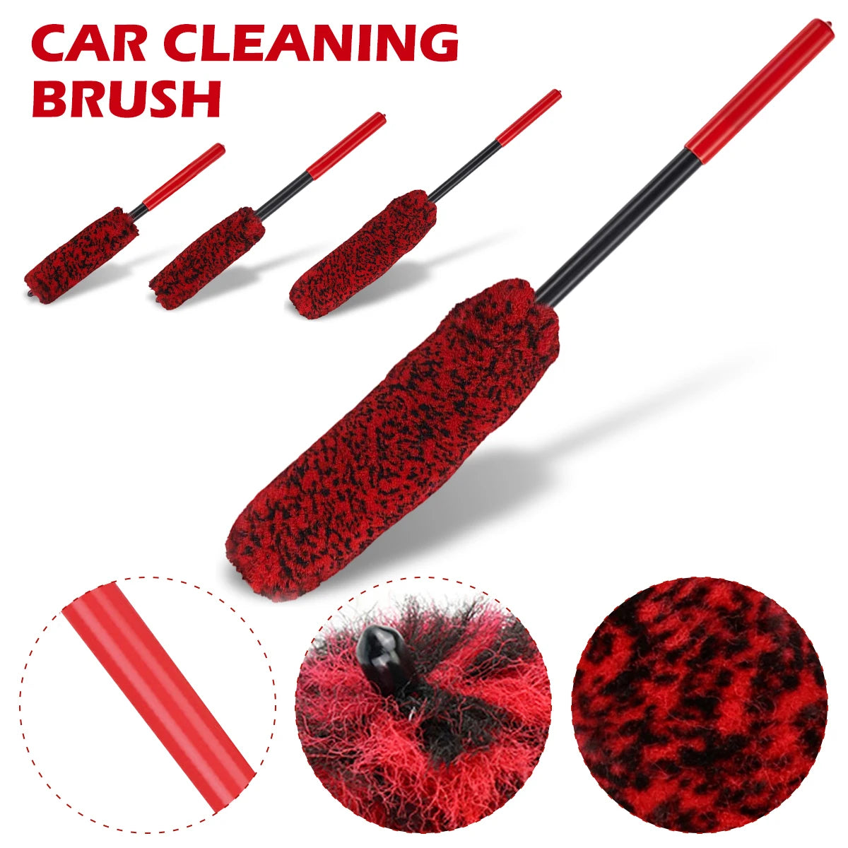 Nylon Wheel Cleaning Brush for Car Rims and Tires