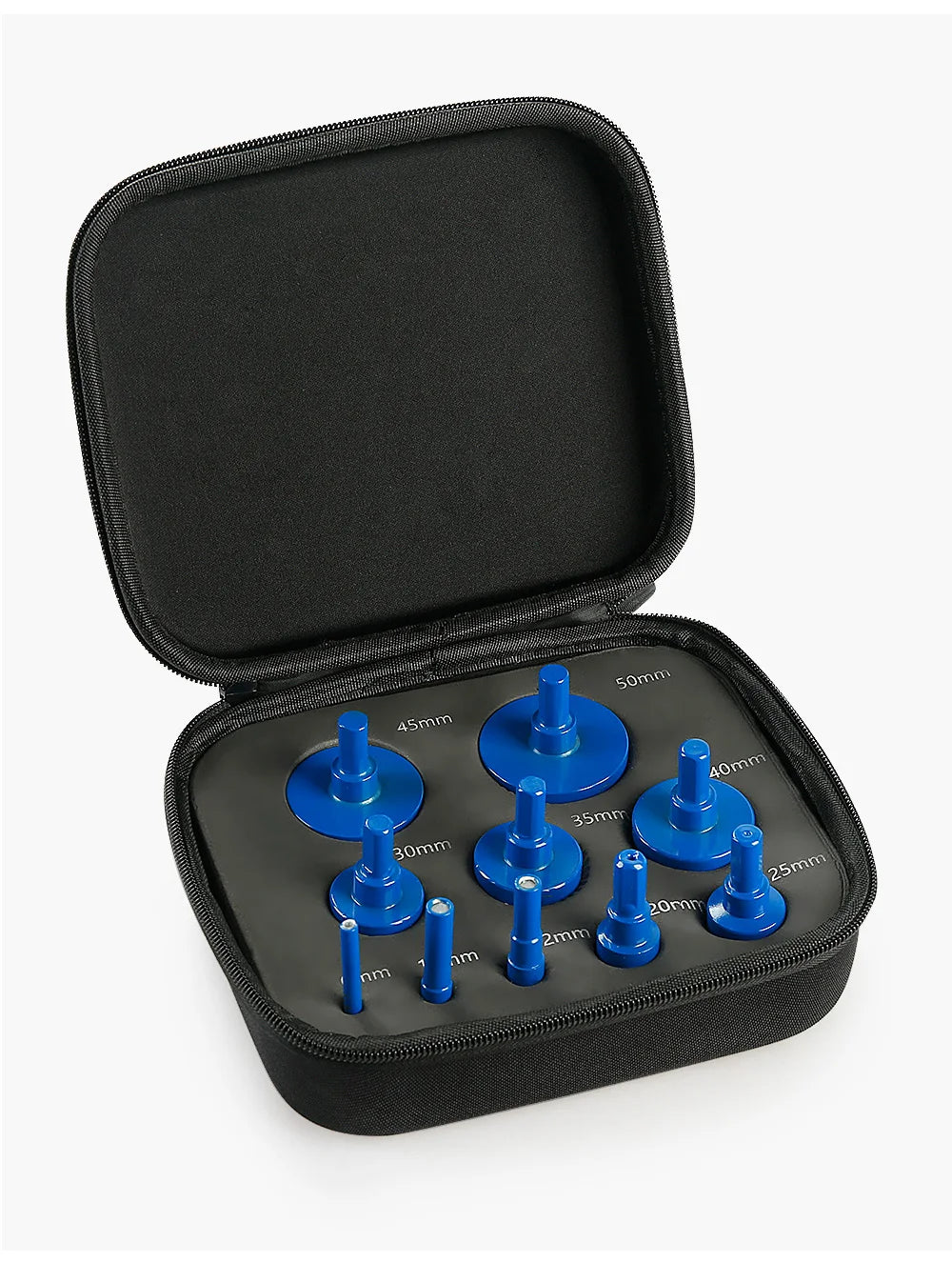 LOZLIN 10PCS Diamond Core Drill Bit Set 6-50mm Vacuum Brazed Hole Saw Kit for Porcelain Tile Ceramic Tile Granite Marble Stone Dry Drilling Cutter Tool Diamond Hole Cutter Drill Bits for Angle Grinder Hand Drill