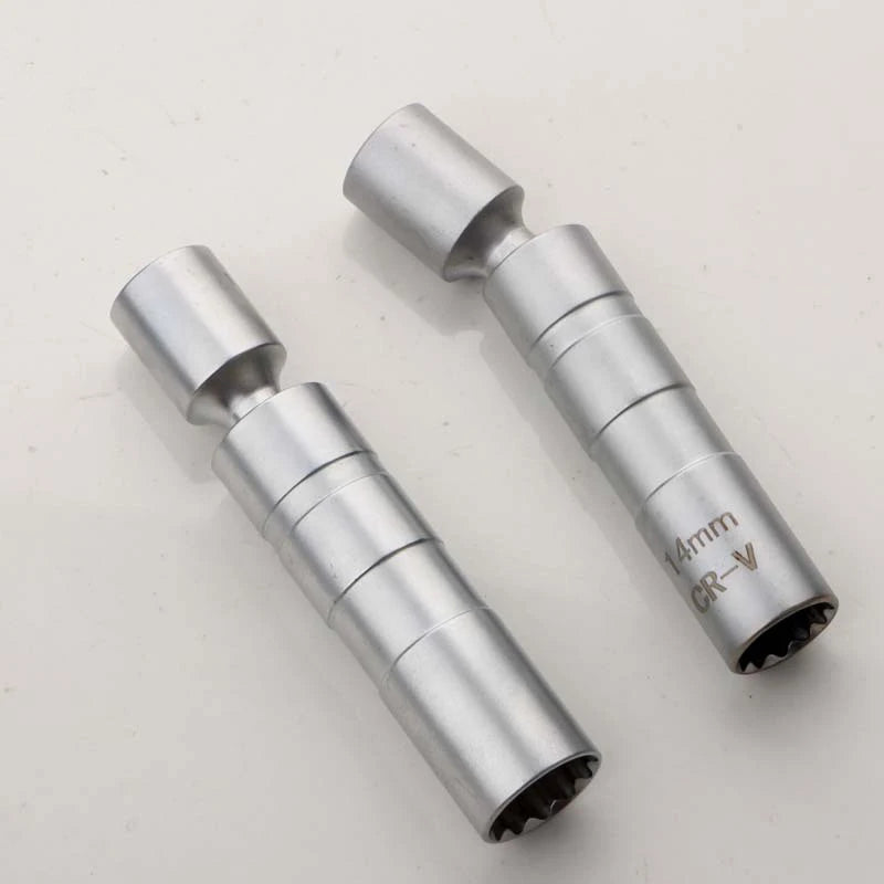 Spark Plug Universal Sleeve Wrench 3/8 Inch Socket Magnetic 12 Point Angle Thin Wall Ignition Plug Car Removal Tools 14mm 16mm