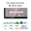 12.3" Wireless CarPlay Multimedia Receiver for Audi A4/A5/Q5 - image 9