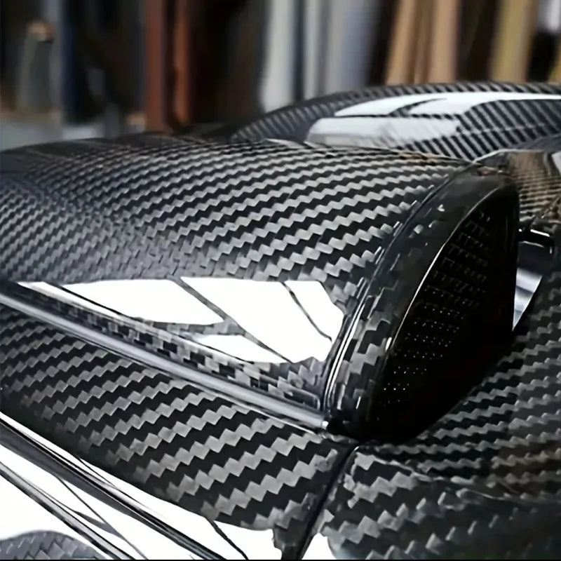 Carbon Fiber Vinyl Wrap for Car & Motorcycle - DIY - image 3