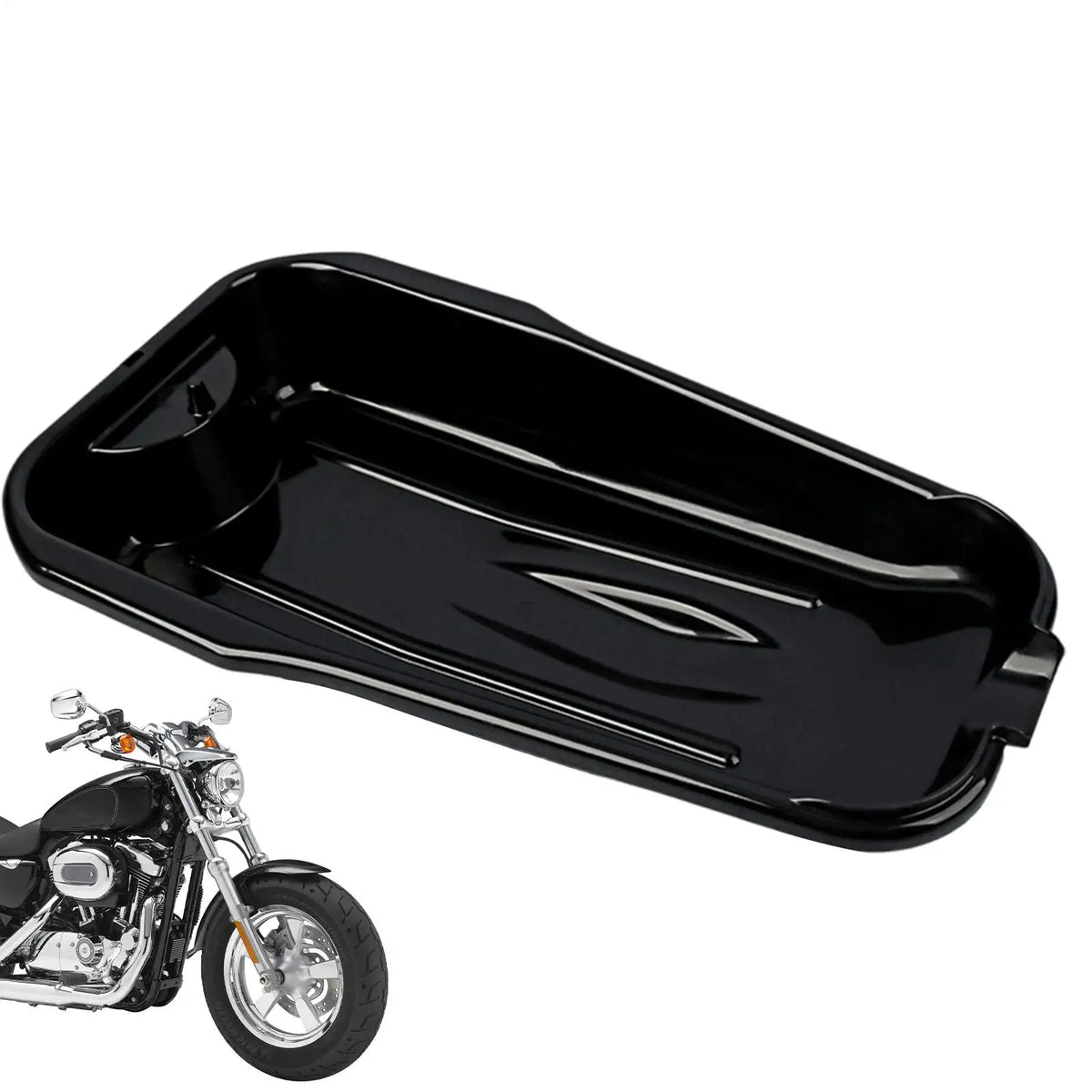 Motorcycle Oil Drain Pan Large Capacity Leak-Proof Oil Change Container For Motorcycle for Engine Maintenance Garage Service