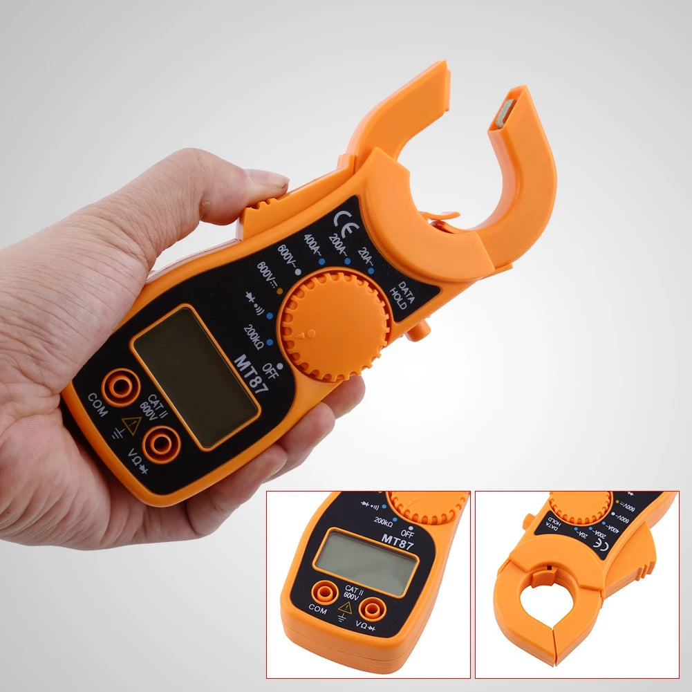 Digital Clamp Meter Multimeter Ammeter Digital Clamp Multimeter AC DC Voltmeter Ammeter Ohmmeter Volt Tester LCD Meter Voltmeter
