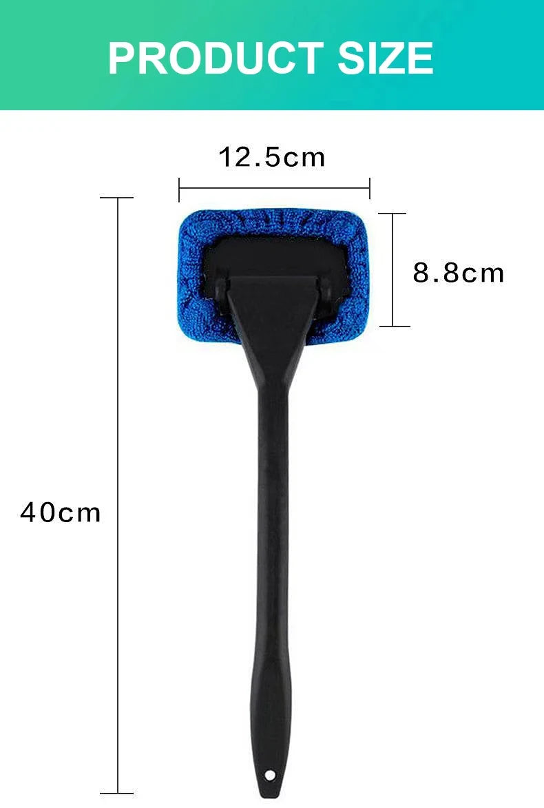 Car Interior Window Cleaning Brush with Long Handle