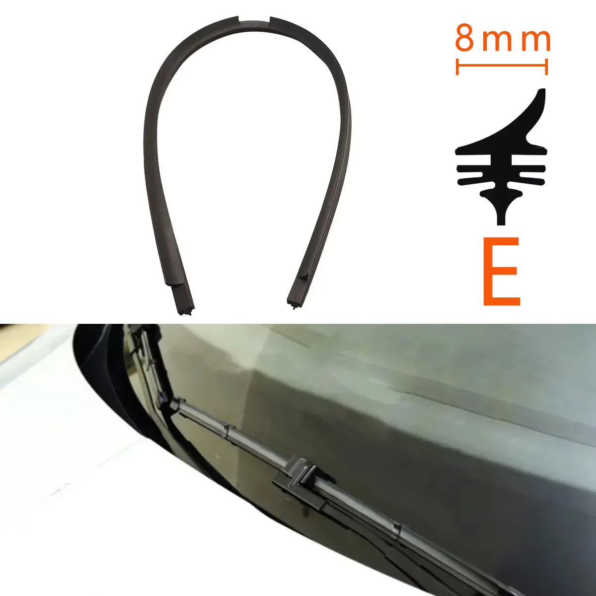 Car Windshield Wiper Rubber Strips Replacement Blades All Types and Seasons