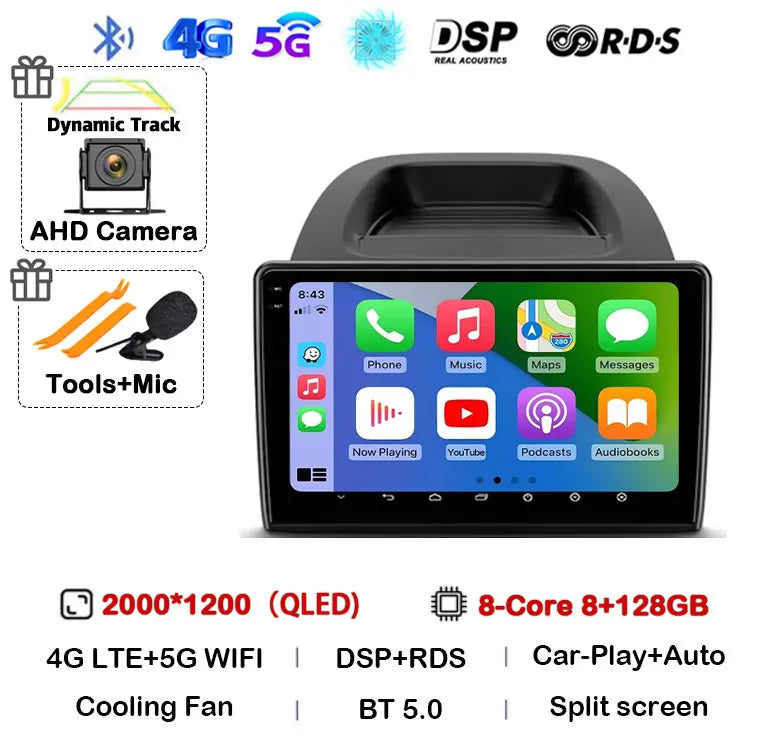 Ford EcoSport 2017-2023 Android 16 Car Stereo GPS CarPlay Touchscreen - image 20