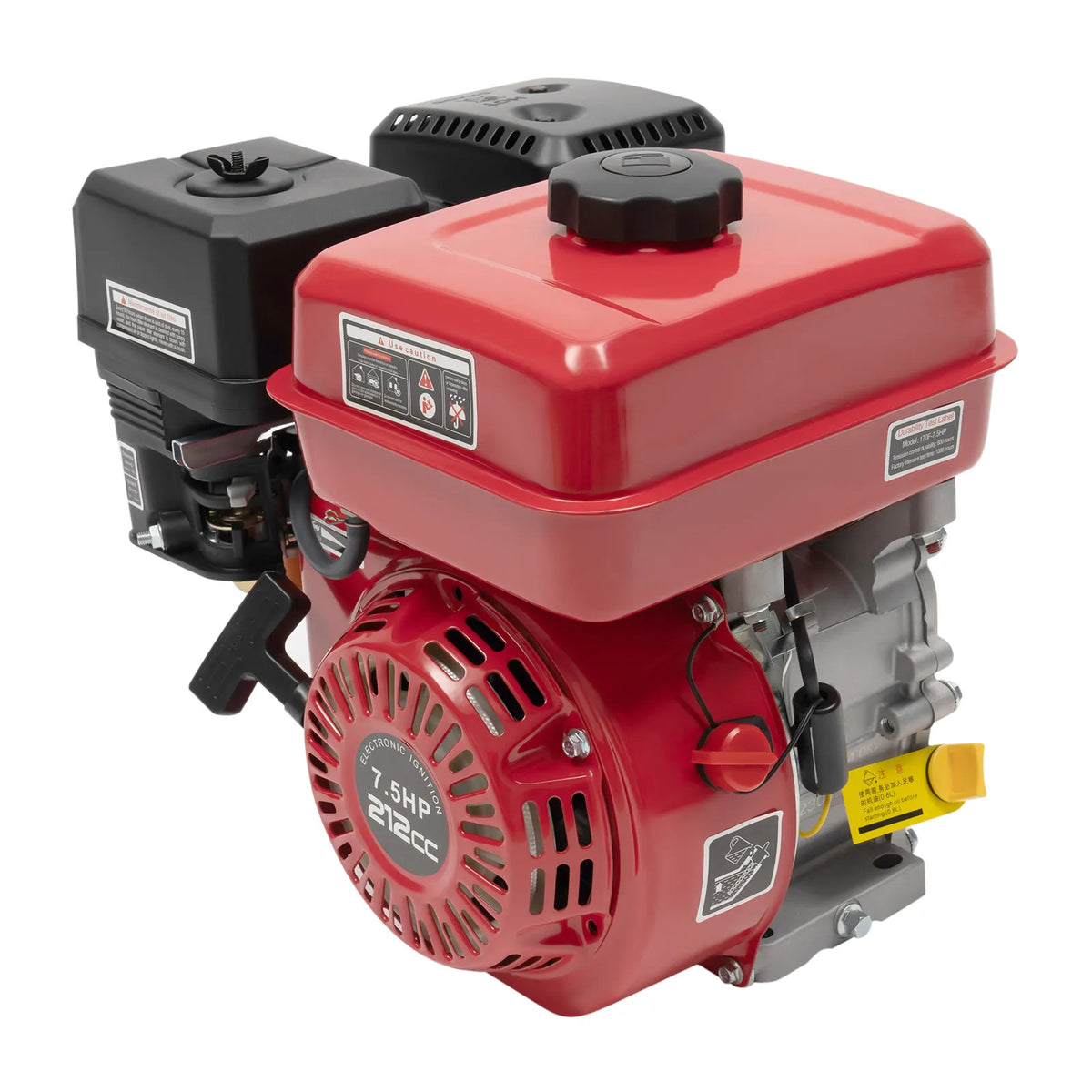 212cc 7.5HP 4-Stroke Gas Engine with Recoil Start for Pumps and Karts