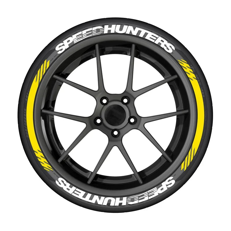 SPEED 3D Tire Letter Stickers for One Tire, Waterproof