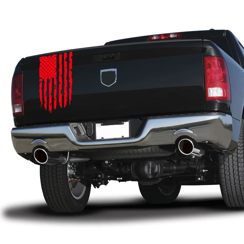 USA Flag Decal for Pickup Trucks