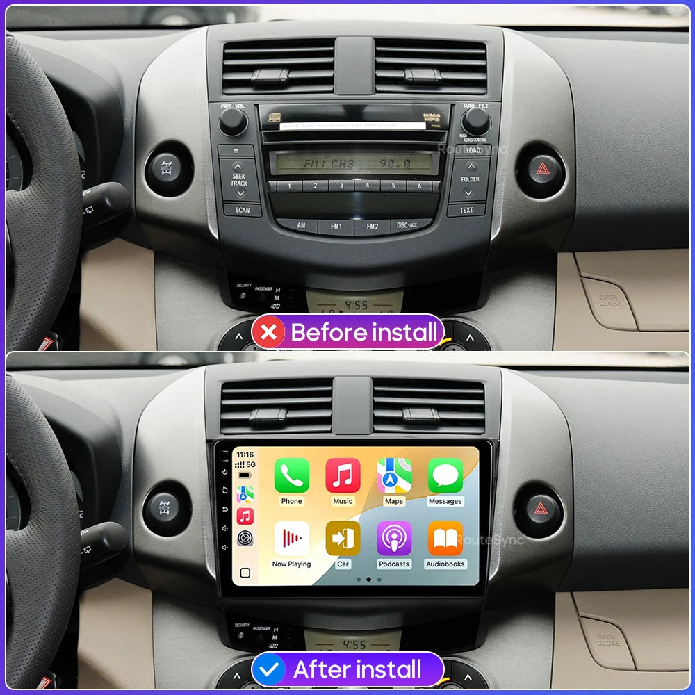 9 Inch Android Auto 2DIN Multimedia Player for Toyota RAV4 2005-2016 - image 2