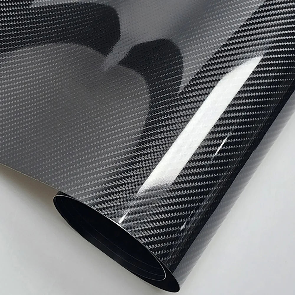 50 x 30cm Carbon Fiber Vinyl Wrap Film, High Gloss 3D 6D Effect - view 17