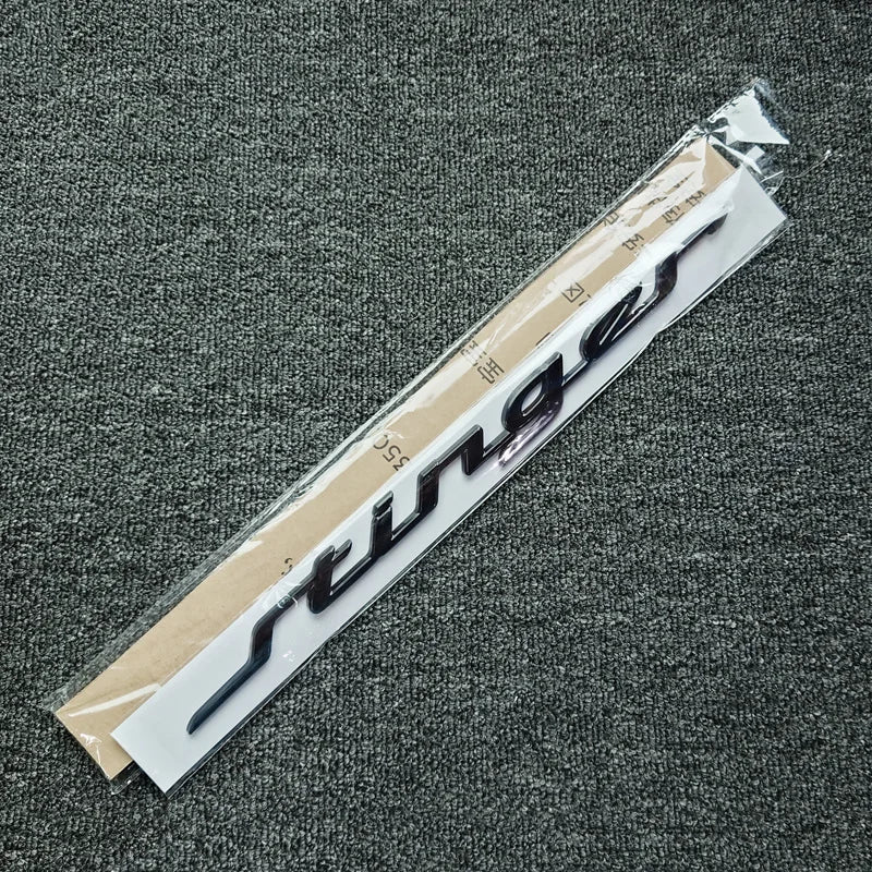 3D Script Lettering Rear Trunk Sticker for Kia, 355mm