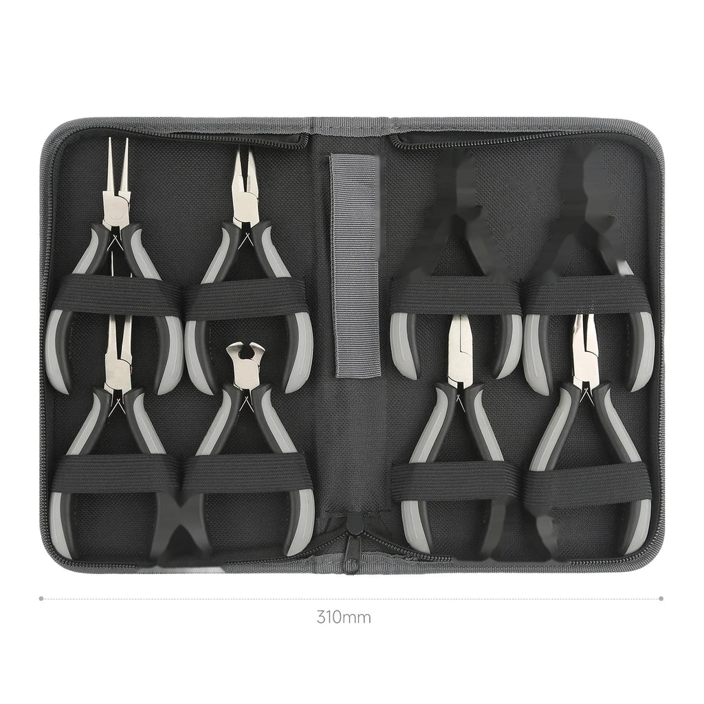 8-Piece Mini Pliers Set with Tool Bag