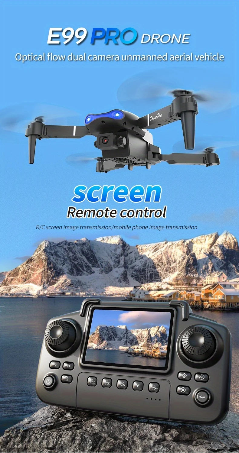 E99 Pro Max Foldable Drone with Dual HD Camera and Remote - view 9