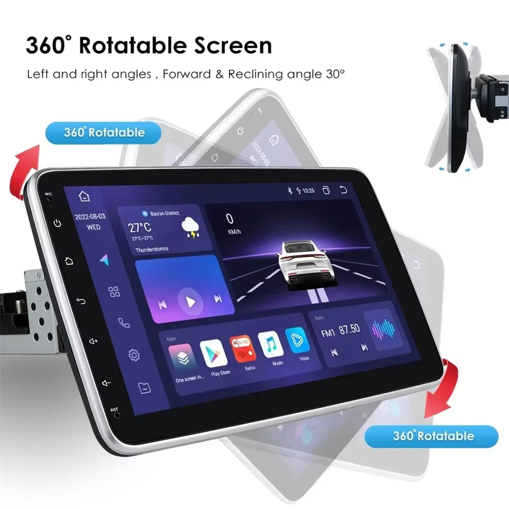 Universal 9 Inch Android Car Stereo Wireless CarPlay Android Auto GPS - image 2