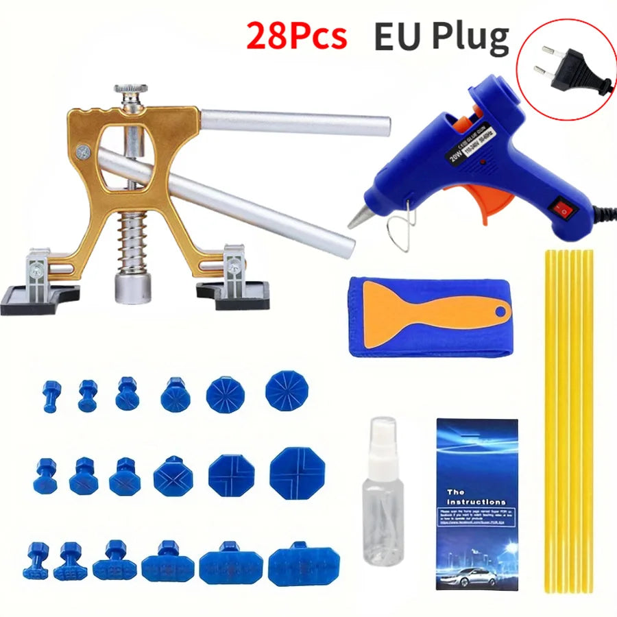 Car Body Dent Repair Kit with Glue Gun and Dent Puller