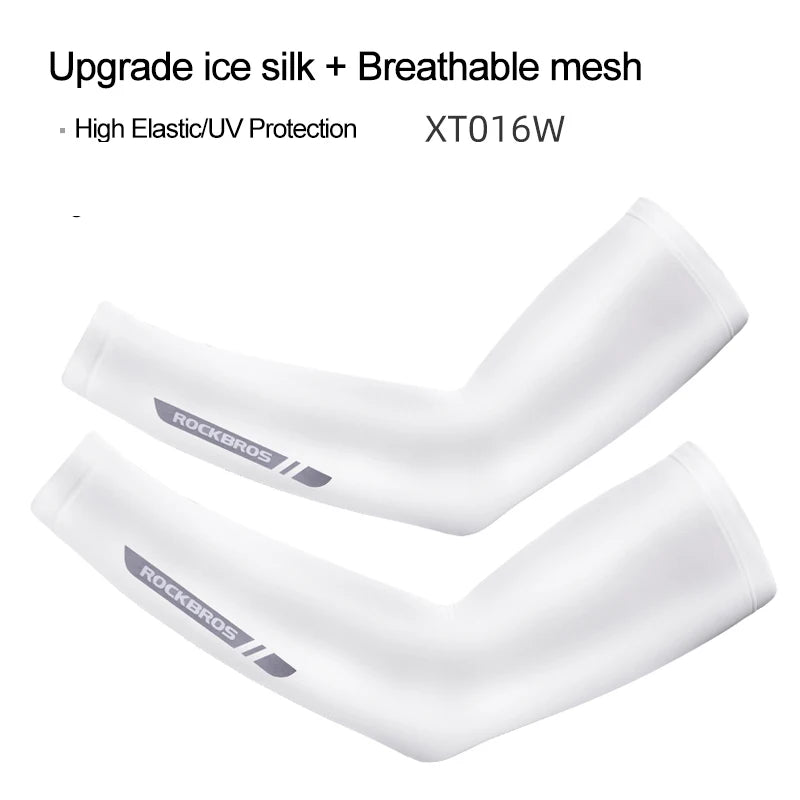 ROCKBROS Ice Fabric UV400 Arm Sleeves for Sports - image 24