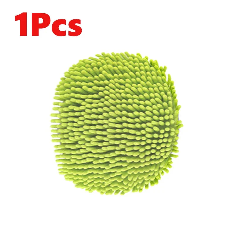 2-in-1 Telescoping Car Wash Mop and Chenille Wash Mitt