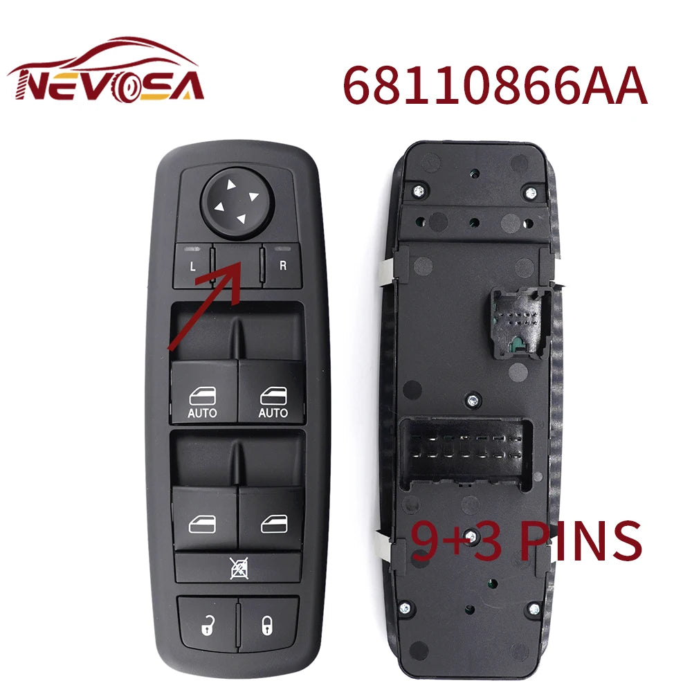 NEVOSA Power Window Switch for Dodge Ram, Durango, Jeep & Chrysler - image 4