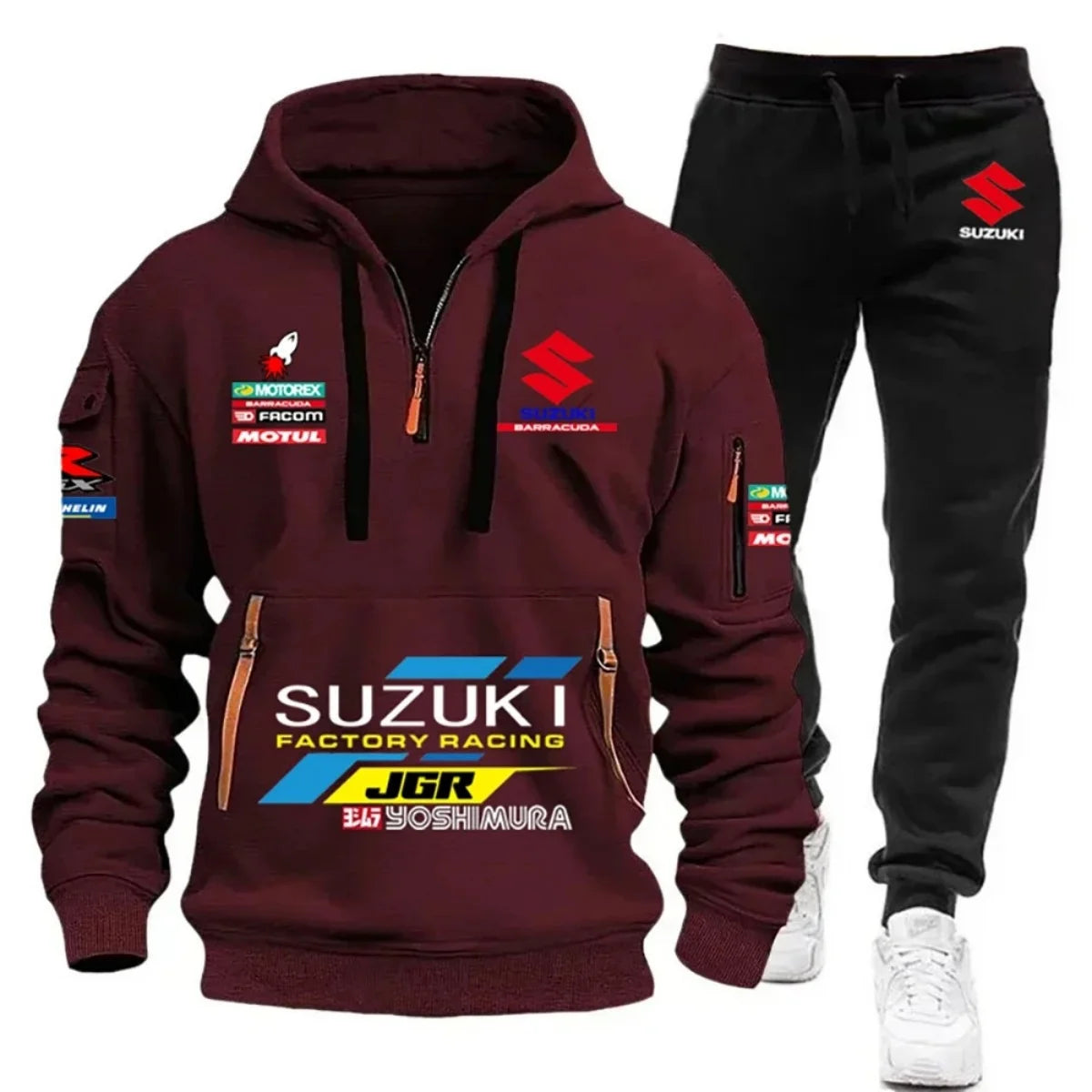 Suzuki Hoodie & Athletic Pants Two-Piece Set - image 11