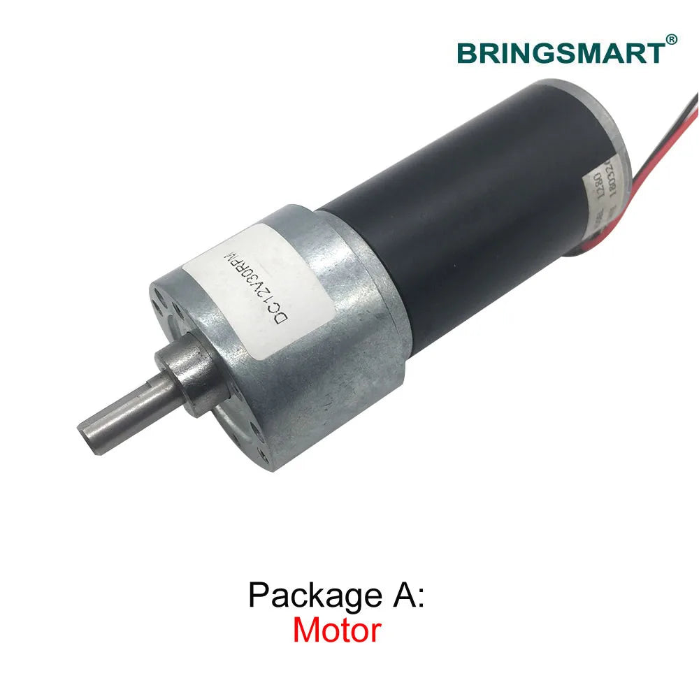 12V/24V DC Gear Motor, High Torque, Self-Locking