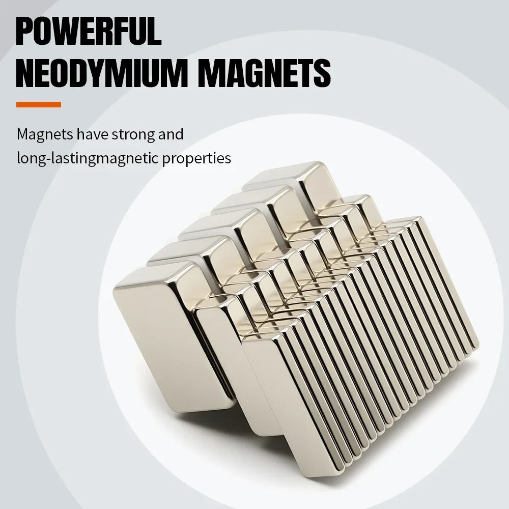 N35 Neodymium Block Magnets 30x10x3mm & 30x20x10mm, Strong Permanent
