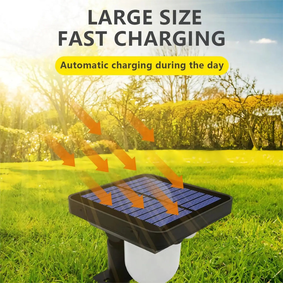 Solar Wall Lamp with Motion Sensor – Waterproof Pathway Light