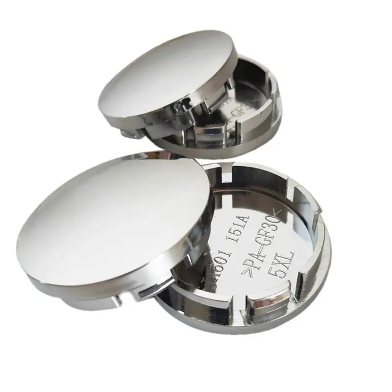 56mm Car Wheel Center Caps Set for Audi Skoda Lada - ABS Plating - image 4