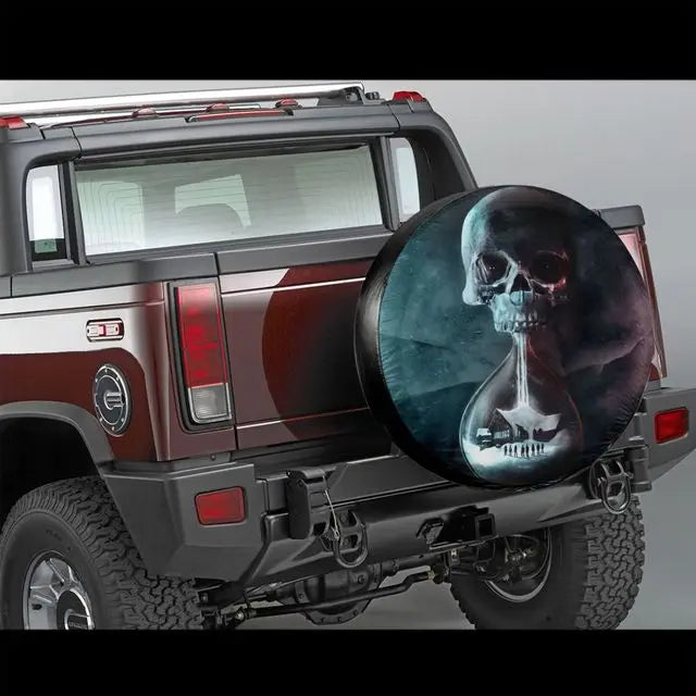 Sugar Skull Spare Tire Cover for SUVs and Trailers - view 16