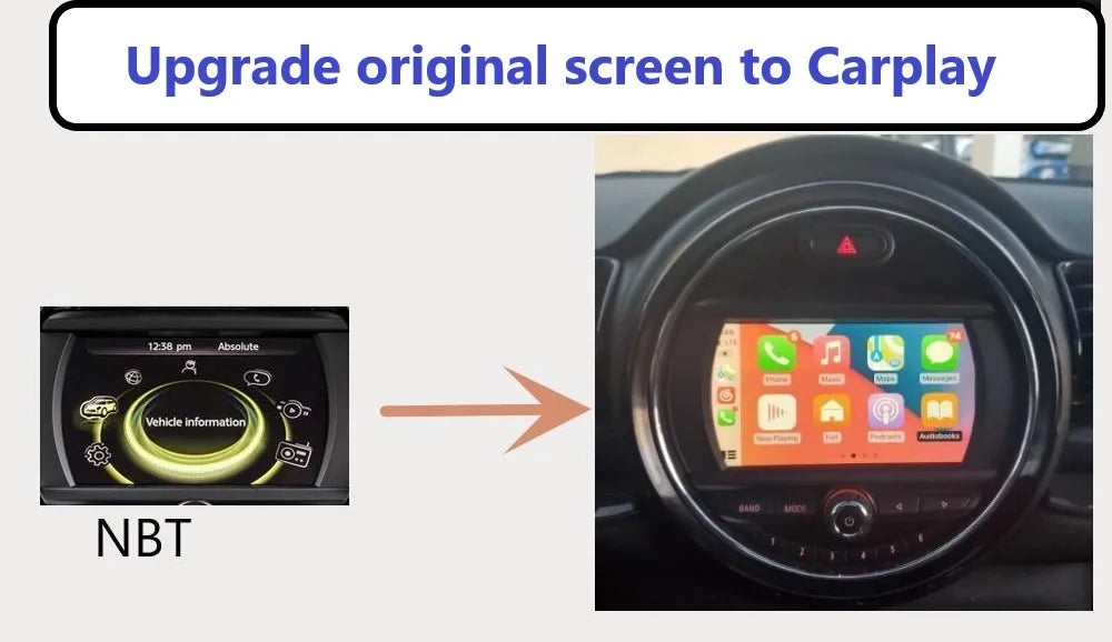Wireless CarPlay & Android Auto for BMW Mini NBT 2013-2016 - image 6