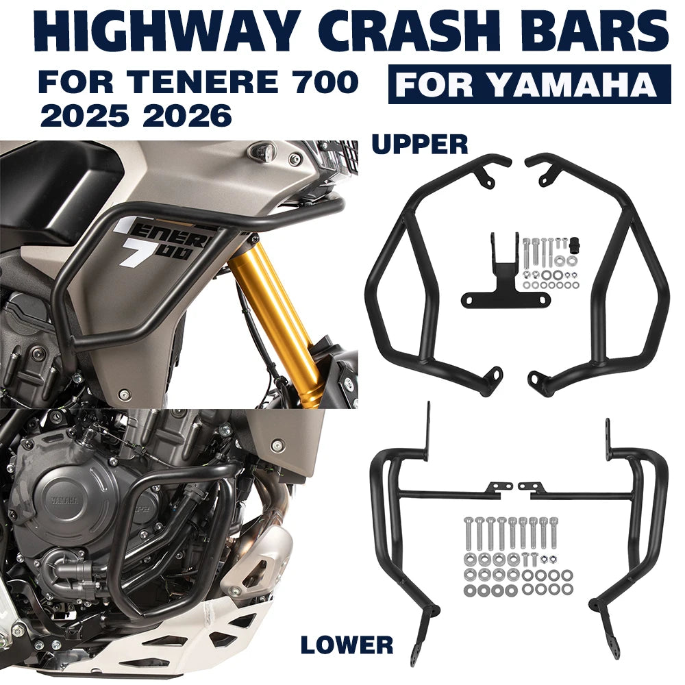 Highway Crash Bar Engine Guard for Yamaha Tenere 700 2025-2026