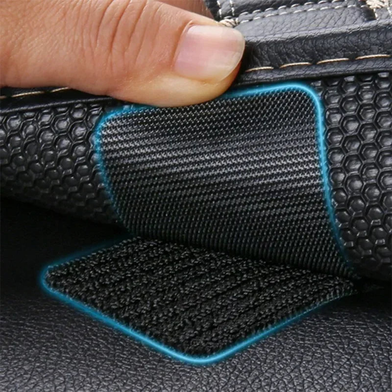 Hook-and-Loop Floor Mat Fixing Stickers, 1 to 25 Pairs