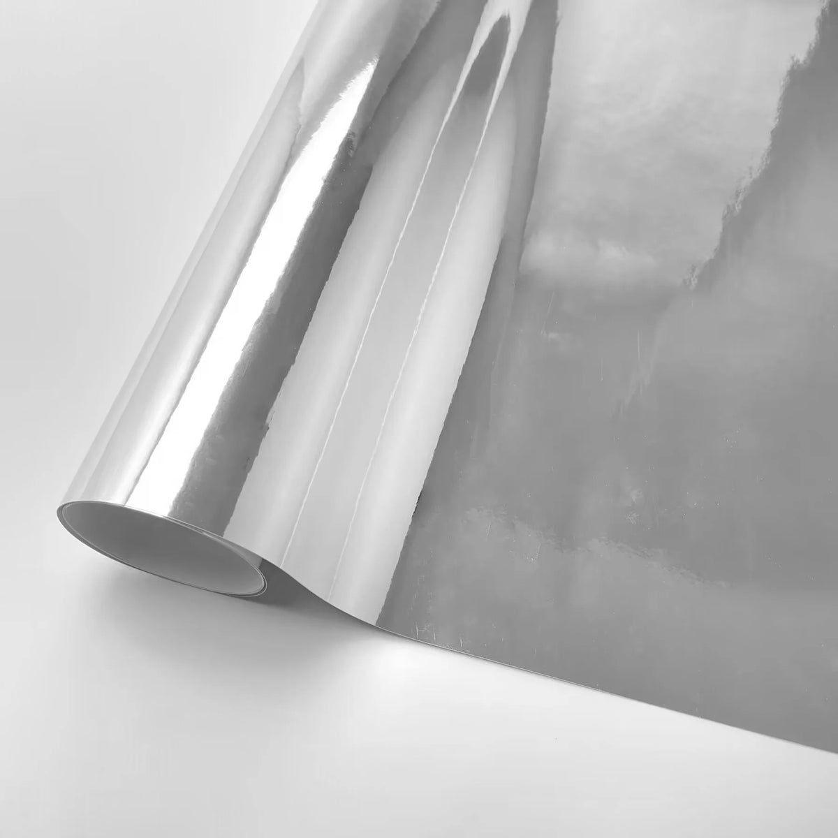 Chrome Silver Vinyl Wrap Film – Mirror Finish, Air Release