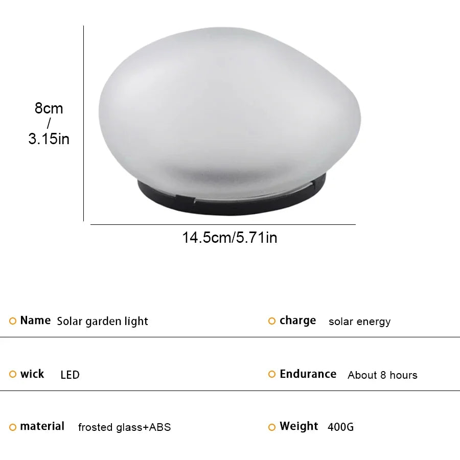 Solar Stone Garden Lights – Waterproof Landscape Lighting