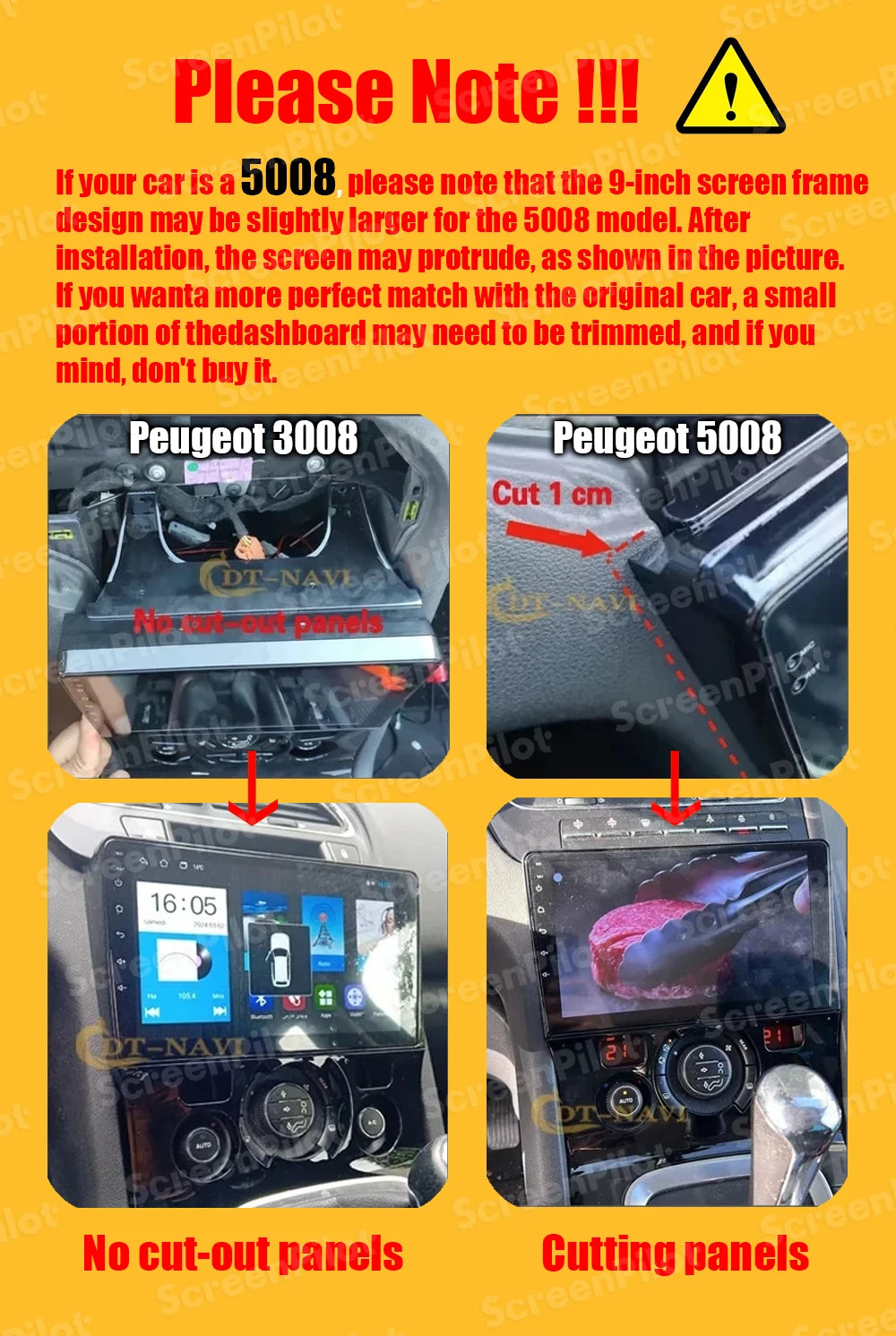 Peugeot 3008/5008 9" Android CarPlay Multimedia Player - image 4