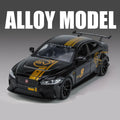 1/24 Jaguar XE SV Project8 Alloy Sports Car Model Diecast Metal Racing Car Model Simulation Sound Light Collection Kids Toy Gift