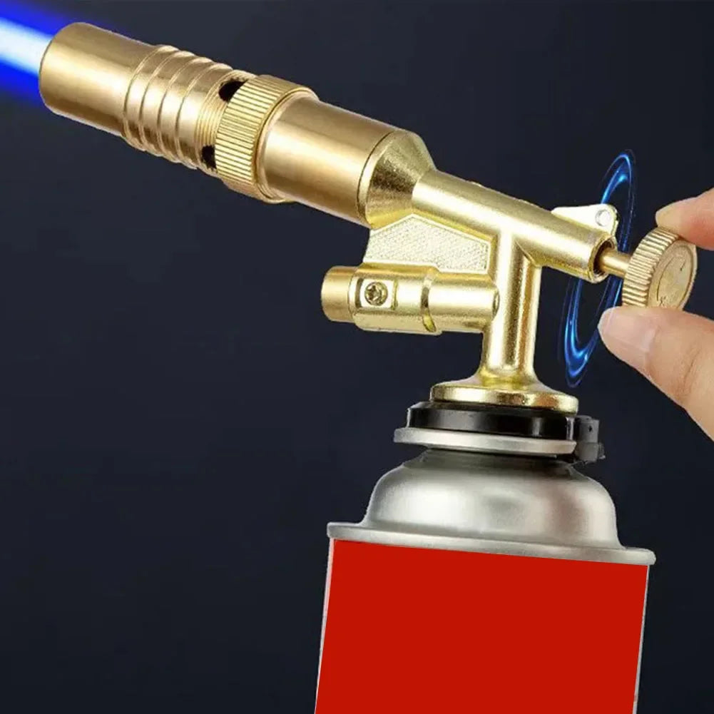 Welding Torch Gas Burner Flame Gun Blower Pure Copper Gas Torch Brazing Cooking Barbecue Auto Ignition Gun Kitchen Baking Tool