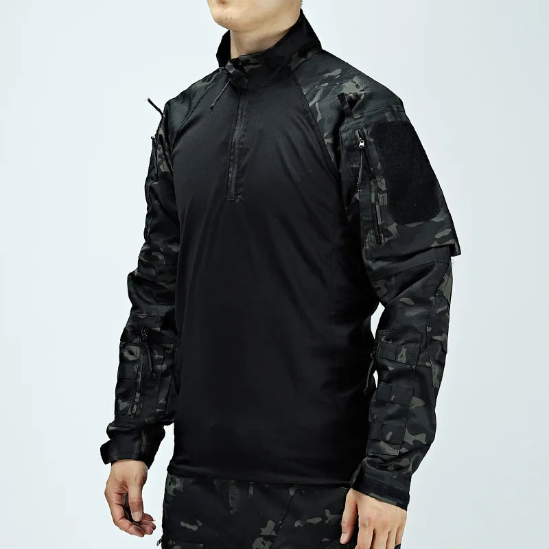 Men's Long-Sleeve Multi-Pocket Tactical Shirt - image 10