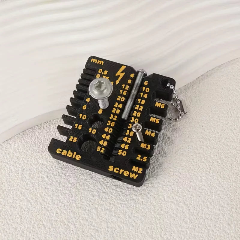 Wire Gauge Screw Size Measuring Tool, Portable Thickness Gauge - image 2
