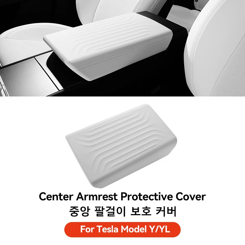 Armrest Cover for Tesla Model Y Juniper, Model YL and Model 3 Highland